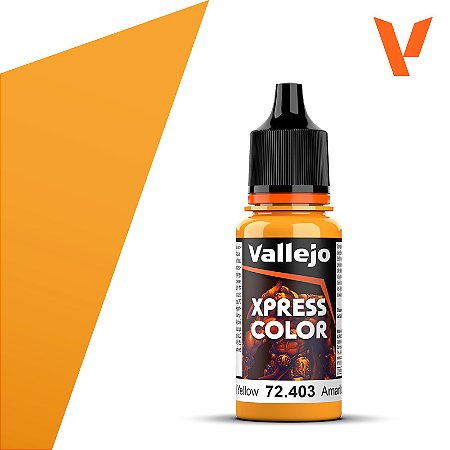 Tinta Acrílica Xpress Color IMPERIAL YELLOW - Vallejo (18ml)