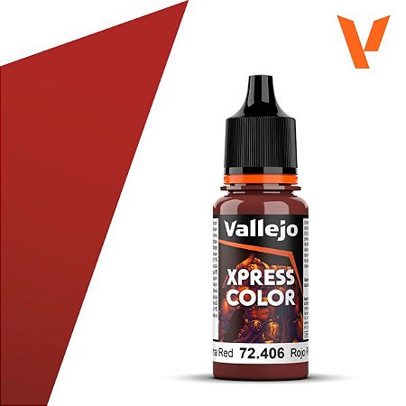Tinta Acrílica Xpress Color PLASMA RED - Vallejo (18ml)