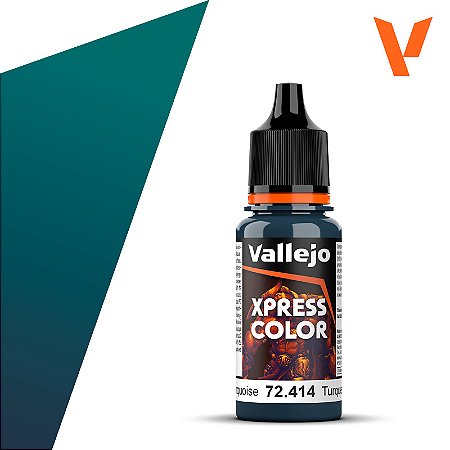 Tinta Acrílica Xpress Color CARIBBEAN TURQUOISE - Vallejo (18ml)