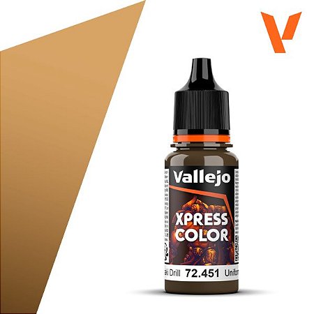 Tinta Acrílica Xpress Color KHAKI DRILL - Vallejo (18ml)