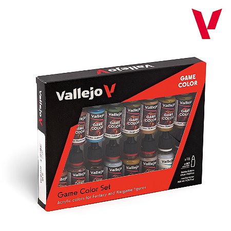 Conjunto Tintas Acrílicas Game Color SPECIALIST - Vallejo (Box x16 18ml)