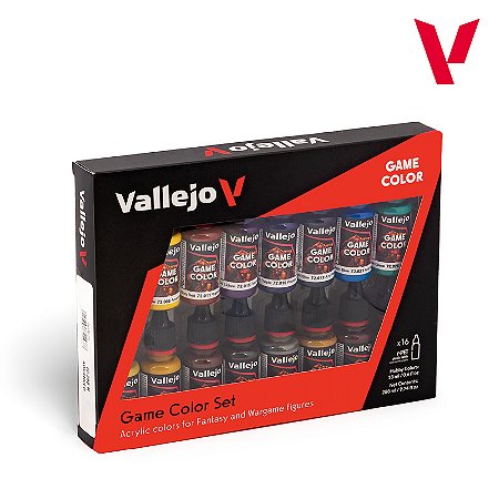 Conjunto Tintas Acrílicas Game Color ADVANCED - Vallejo (Box x16 18ml)
