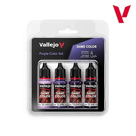 Conjunto Game Color PURPLE - Vallejo (4x 18ml)