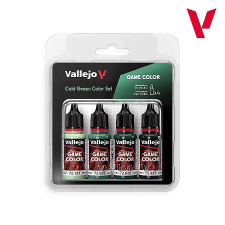 Conjunto Game Color COLD GREEN - Vallejo (4x 18ml)