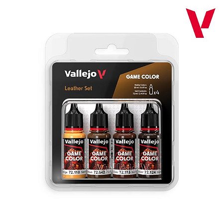 Conjunto Game Color LEATHER - Vallejo (4x 18ml)