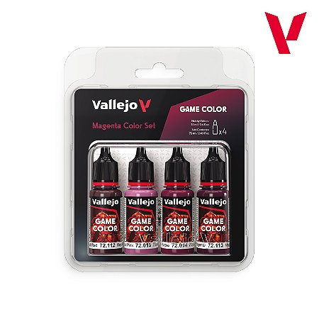 Conjunto Game Color MAGENTA - Vallejo (4x 18ml)