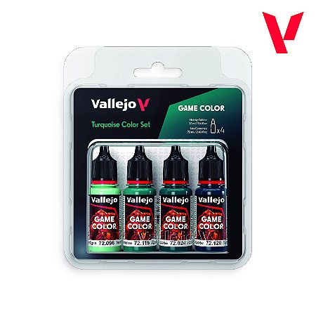 Conjunto Game Color TURQUOISE - Vallejo (4x 18ml)