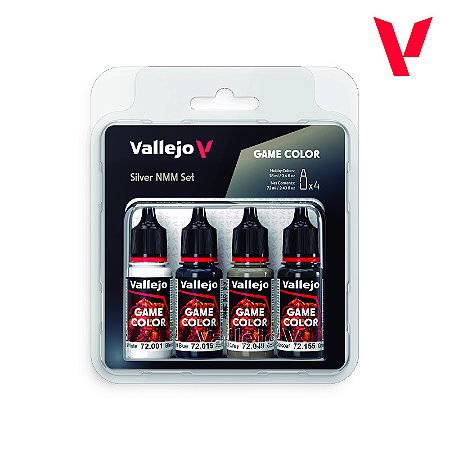 Conjunto Game Color SILVER NMM- Vallejo (4x 18ml)