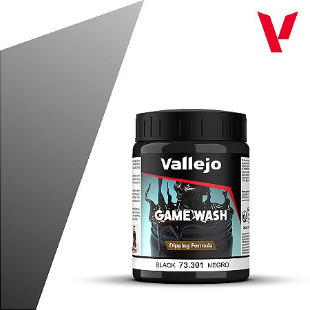 Wash Acrílico Game Color Dipping - BLACK - Vallejo (200ml)