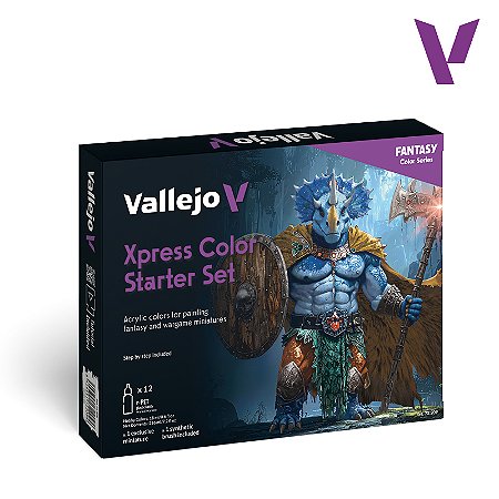 Conjunto Tintas Acrílicas Xpress Color STARTER - Vallejo (12x 18ml)