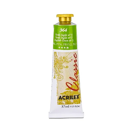 Tinta Óleo Oil Colors Classic VERDE INGLÊS - Acrilex (37ml)