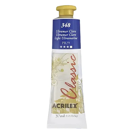 Tinta Óleo Oil Colors Classic ULTRAMAR CLARO - Acrilex (37ml)