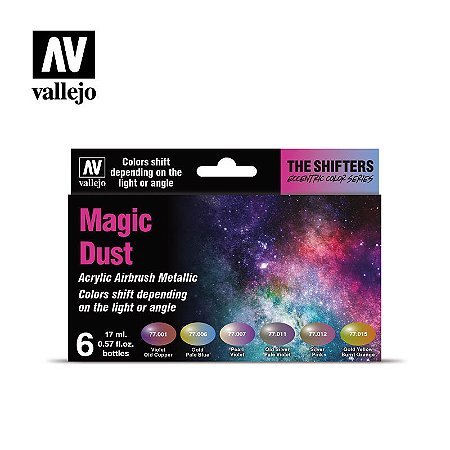 Conjunto Tintas Acrílicas The Shifters MAGIC DUST - Vallejo (Box x6 17ml)