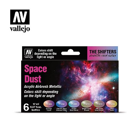 Conjunto Tintas Acrílicas The Shifters SPACE DUST - Vallejo (Box x6 17ml)