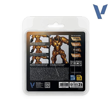 Conjunto TMM IMPERIAL GOLD - Vallejo (4x 18ml)