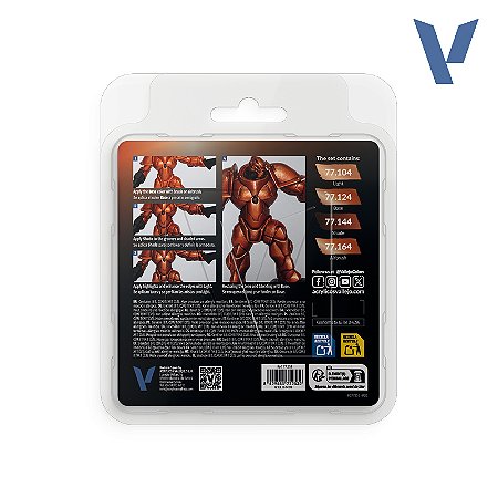 Conjunto TMM ANCIENT COPPER - Vallejo (4x 18ml)