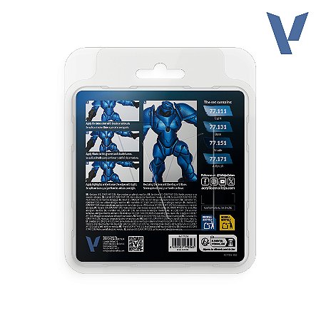 Conjunto TMM SAPPHIRE BLUE - Vallejo (4x 18ml)