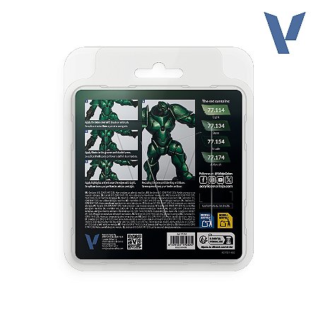 Conjunto TMM DUSKEN GREEN - Vallejo (4x 18ml)
