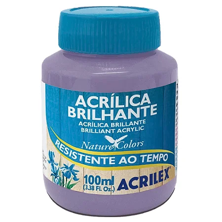 Tinta Acrílica Brilhante LILÁS - Acrilex (100ml)