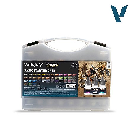 Maleta Tintas Acrílicas Wizkids BASIC STARTER - Vallejo (40x 8ml)