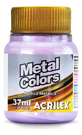 Tinta Metálica LILÁS - Acrilex (37ml)