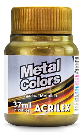 Tinta Metálica BRONZE - Acrilex (37ml)