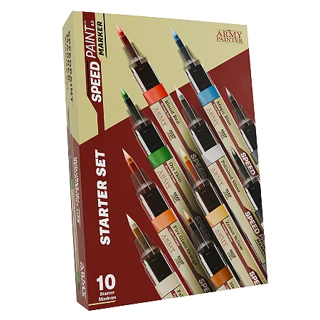Conjunto Speedpaint Marker STARTER SET - Army Painter (x10 Canetas)
