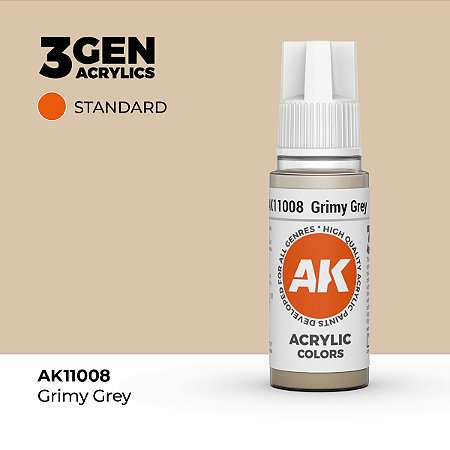 Tinta Acrílica GRIMY GREY - AK Interactive (17ml)