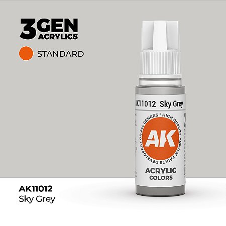 Tinta Acrílica SKY GREY - AK Interactive (17ml)