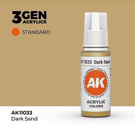 Tinta Acrílica DARK SAND - AK Interactive (17ml)