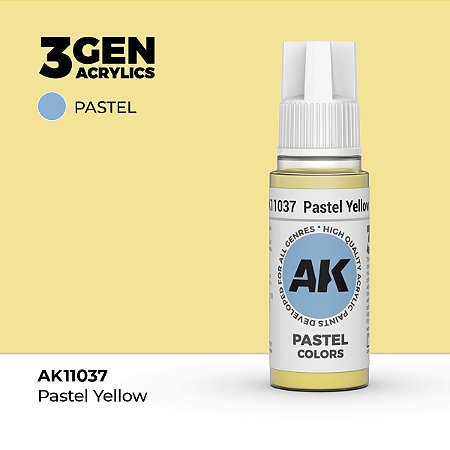 Tinta Acrílica PASTEL YELLOW - AK Interactive (17ml)
