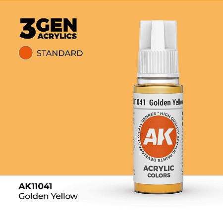 Tinta Acrílica GOLDEN YELLOW - AK Interactive (17ml)