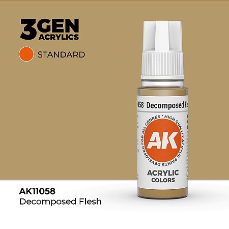 Tinta Acrílica DECOMPOSED FLESH - AK Interactive (17ml)