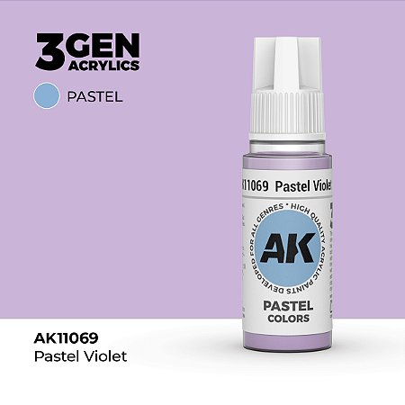 Tinta Acrílica PASTEL VIOLET - AK Interactive (17ml)