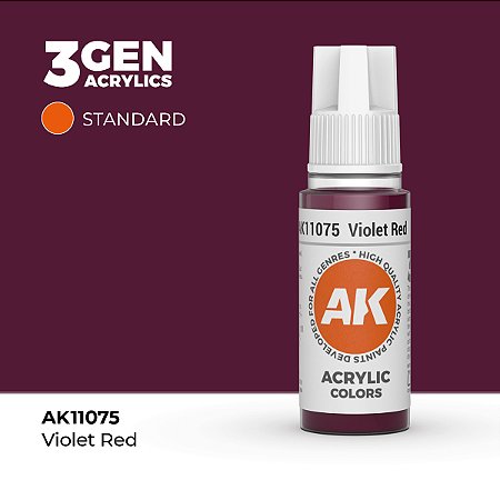 Tinta Acrílica VIOLET RED - AK Interactive (17ml)