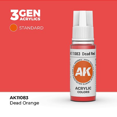 Tinta Acrílica DEAD RED - AK Interactive (17ml)