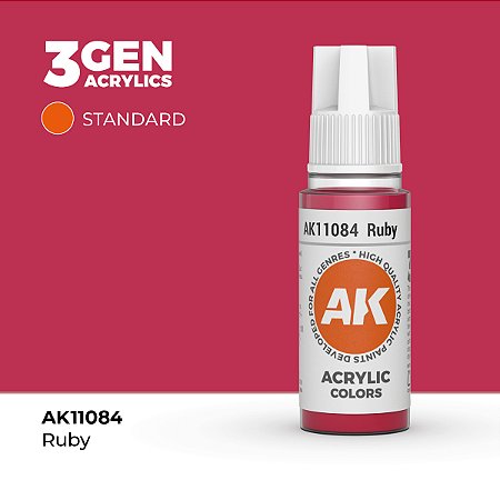 Tinta Acrílica RUBY - AK Interactive (17ml)