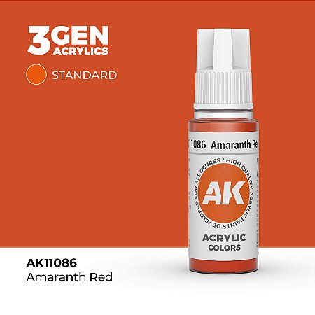 Tinta Acrílica AMARANTH RED - AK Interactive (17ml)