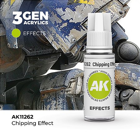 Tinta Acrílica CHIPPING EFFECTS - AK Interactive (17ml)