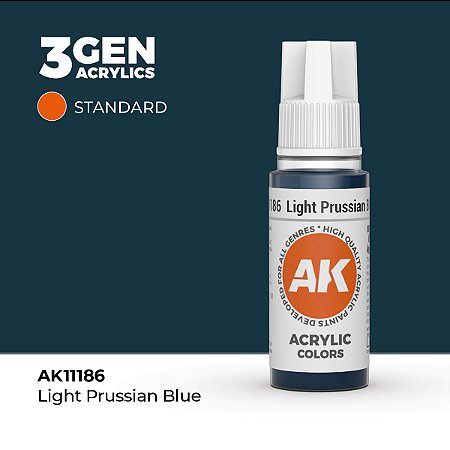 Tinta Acrílica LIGHT PRUSSIAN BLUE - AK Interactive (17ml)