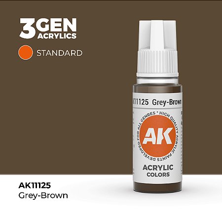 Tinta Acrílica GREY-BROWN - AK Interactive (17ml)