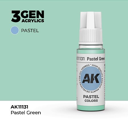 Tinta Acrílica PASTEL GREEN - AK Interactive (17ml)