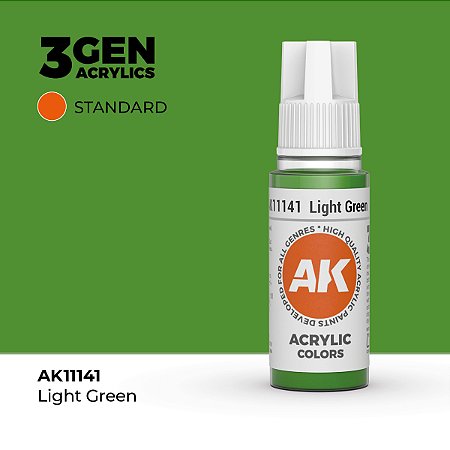 Tinta Acrílica LIGHT GREEN - AK Interactive (17ml)