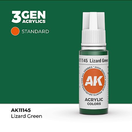 Tinta Acrílica LIZARD GREEN - AK Interactive (17ml)