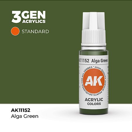Tinta Acrílica ALGA GREEN - AK Interactive (17ml)