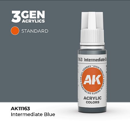Tinta Acrílica INTERMEDIATE BLUE - AK Interactive (17ml)