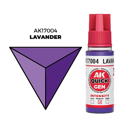 Tinta Acrílica Quick Gen LAVENDER - AK Interactive (18ml)