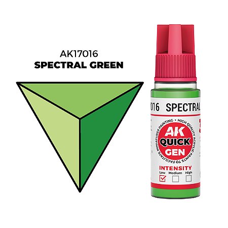 Tinta Acrílica Quick Gen SPECTRAL GREEN - AK Interactive (18ml)