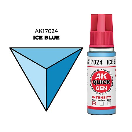 Tinta Acrílica Quick Gen ICE BLUE - AK Interactive (18ml)