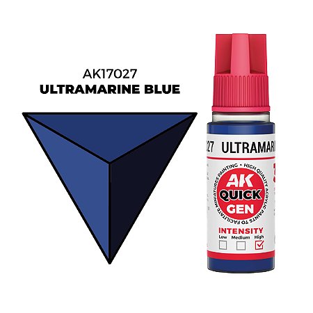 Tinta Acrílica Quick Gen ULTRAMARINE BLUE - AK Interactive (18ml)